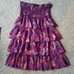 AE strapless dress size medium
